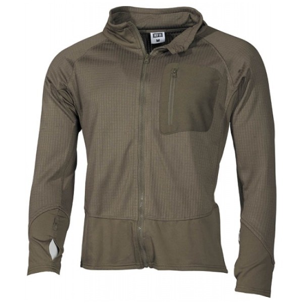 Nátelník US Tactical MFH 03202B s dlhým rukávom - olivový
