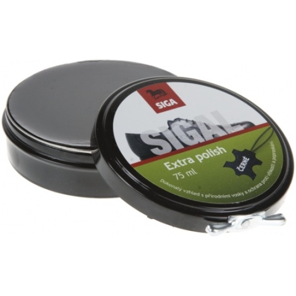 Leštidlo na vojenskú obuv SIGAL Extra Polish, 75ml - čierne
