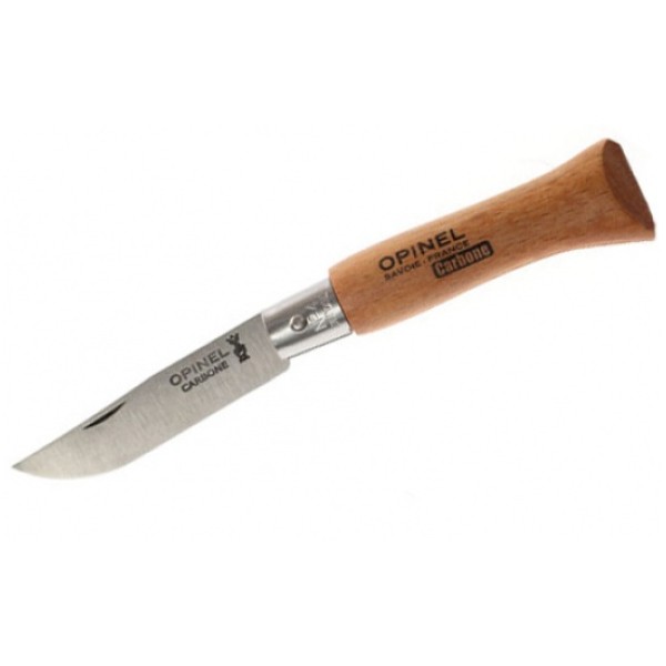 Nôž zatvárací OPINEL No.04 Carbon - buk