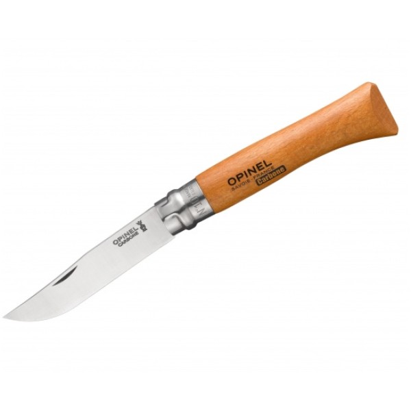 Nôž zatvárací OPINEL No.10 Carbon - buk