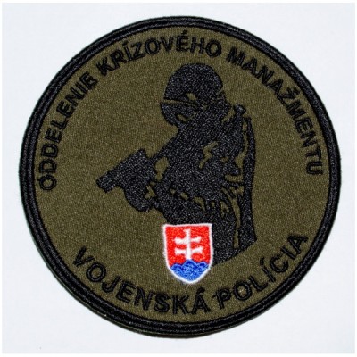Nášivka "Vojenská polícia" 9,5cm so SZ - zelená