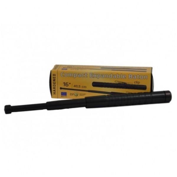 Teleskopický obušok ESP 16 palcov HS (40cm) kalený celokovový - čierny