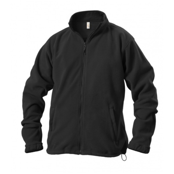 Mikina fleece FOX - čierna