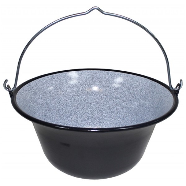 Kotlík na guláš smaltovaný MFH 33600C - 10 litrový