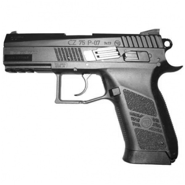 Airsoftová CO2 pištoľ ASG CZ 75 P-07 Duty BB 6mm - blowback