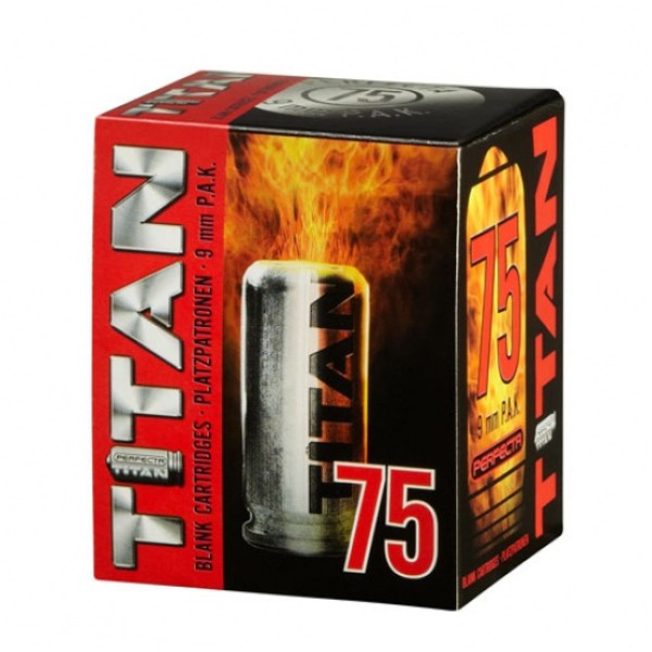 Nábojka štartovacia pištoľová PERFECTA TITAN 75, kal. 9mm PA - 1ks
