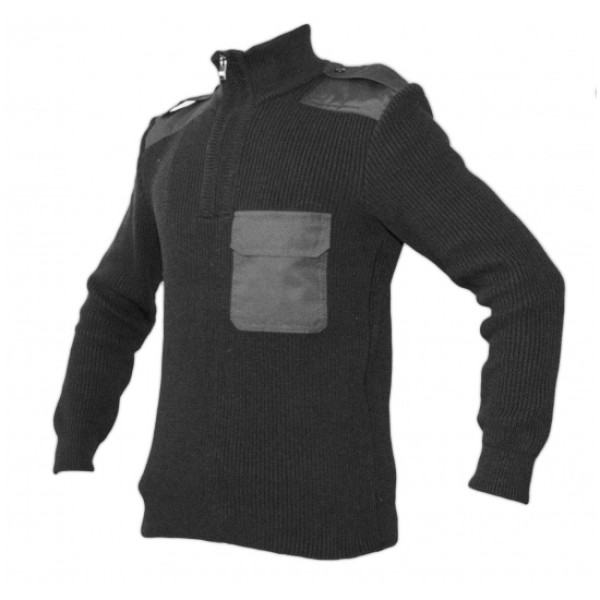 Sveter pletený LAVD D0201 Troyer - čierny