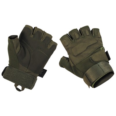 Rukavice taktické otvorené MFH Protect 15553B - olivové