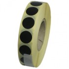 Zálepky na terč 19mm, 2000ks - čierne