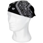 Šatka Bandana vzorovaná MFH 16403A - čierna