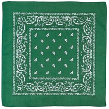 Šatka Bandana vzorovaná MFH 16403B - olivová
