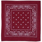Šatka Bandana vzorovaná MFH 16403D - bordová