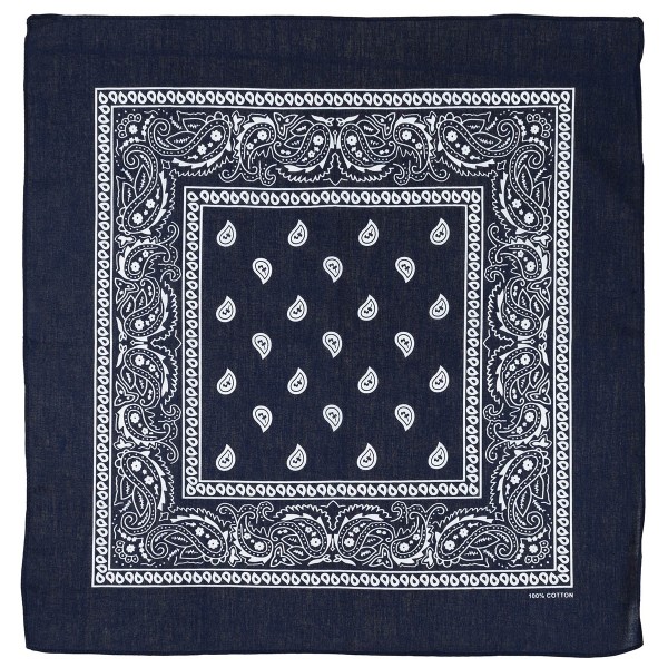 Šatka Bandana vzorovaná MFH 16403G - navy modrá