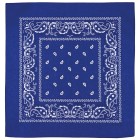 Šatka Bandana vzorovaná MFH 16403H - royal modrá