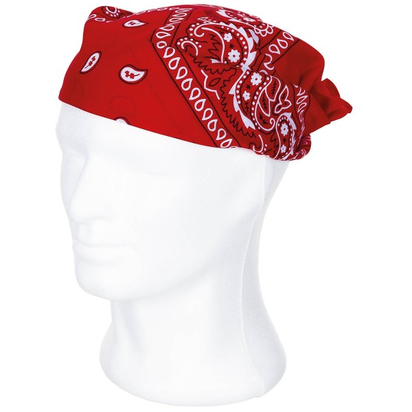 Šatka Bandana vzorovaná MFH 16403I - červená