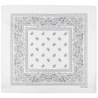 Šatka Bandana vzorovaná MFH 16403L - biela
