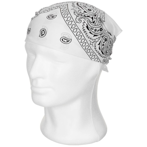 Šatka Bandana vzorovaná MFH 16403L - biela