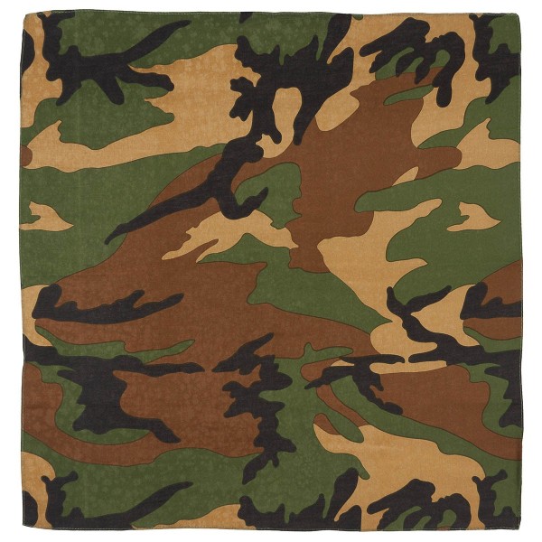 Šatka Bandana vzorovaná MFH 16403T - woodland
