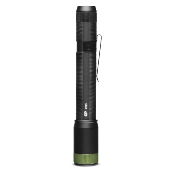 Svietidlo ručné GP Discovery C33 LED LR6, P8504 - čierne
