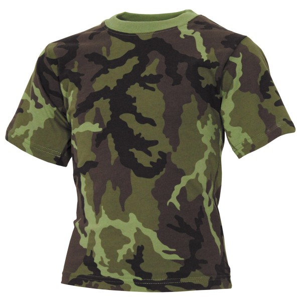 Tričko detské MFH 17011J - CZ camo