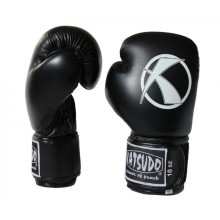 Rukavice sparingové KATSUDO Punch II 12 OZ, koženkové - čierne