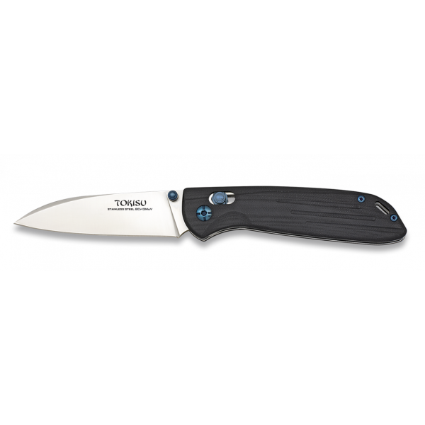 Nôž zatvárací TOKISU MA18656 G10 Axis Lock - strieborný