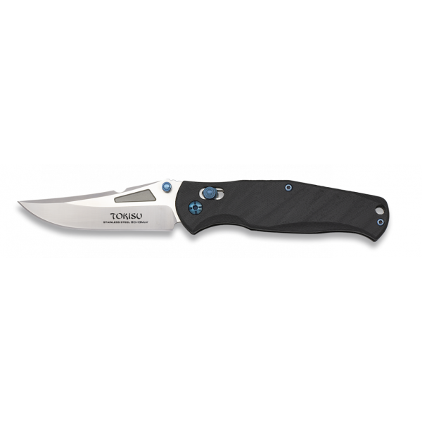 Nôž zatvárací TOKISU MA18662 G10 Axis Lock - strieborný