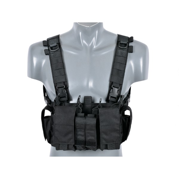 Nosič taktický hrudný 8FIELDS Patrol Chest Rig - čierny