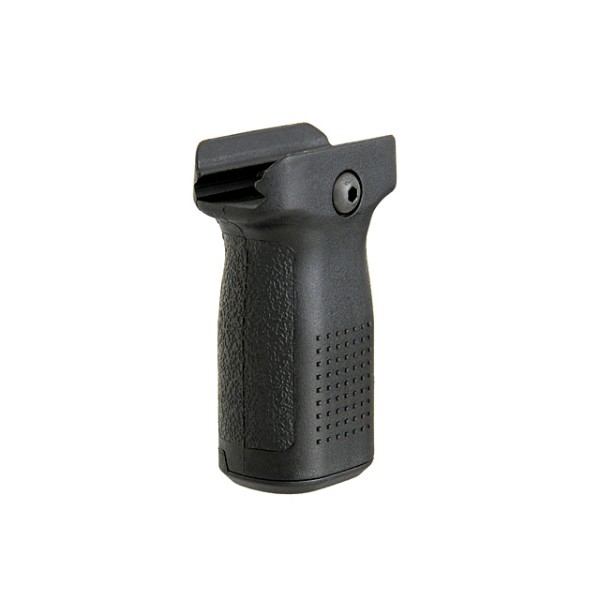 Rukoväť pre airsoftové zbrane BIG DRAGON Compact Fore Grip predná - čierna