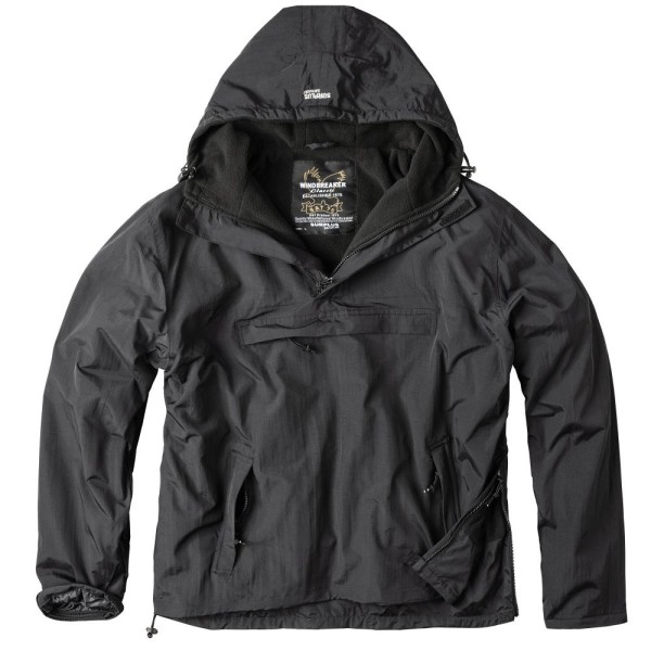Anorak bojový SURPLUS TEX s kapucňou - čierny