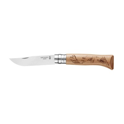 Nôž zatvárací OPINEL N°08 INOX Gravure Sport Velo - buk