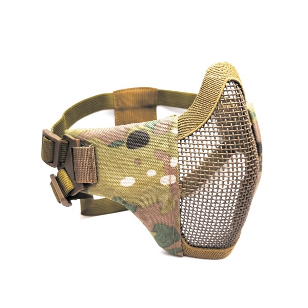 Maska na tvár ASG Face Protector PRO mäkčená, mriežkovaná - multicam