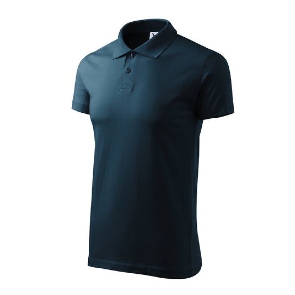 Polokošeľa MALFINI Single 180g/m2 - tmavomodrá