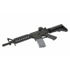 Airsoftový elektrický samopal CYMA CM.002 M4 A1 Full Metal kal. 6mm BB - čierny