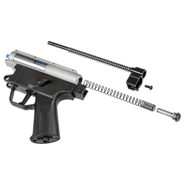 Airsoftový elektrický samopal CYMA CM.041 MP5 UMP Blue Edition, kal. 6mm BB - čierny