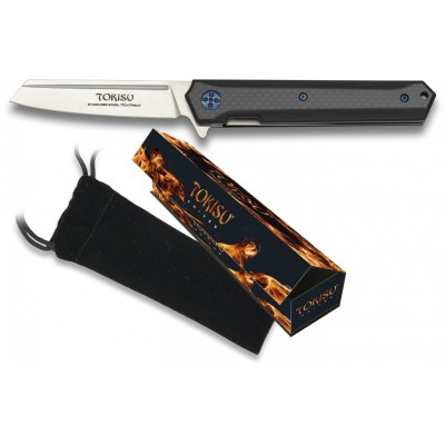 Nôž zatvárací TOKISU MA 18450, 9cm - carbon