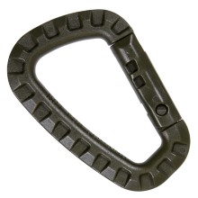 Karabína plastová 101 INC 8,5x5,5cm  - olivová