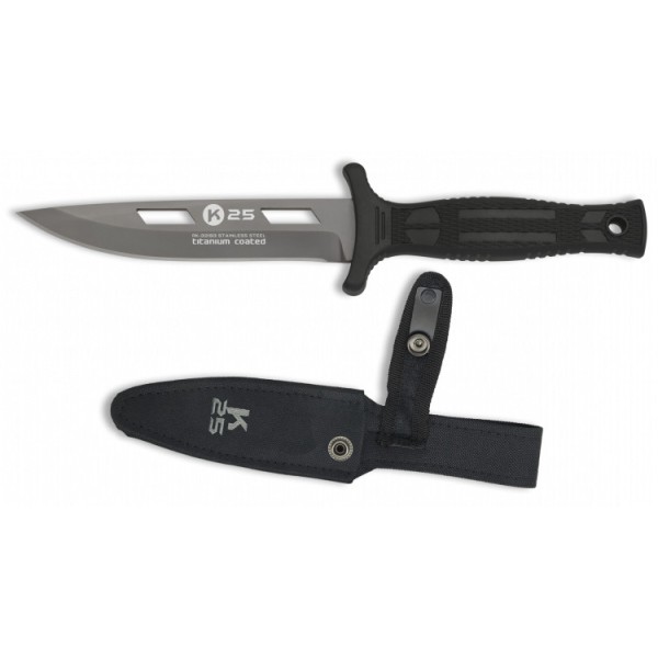 Nôž taktický s pevnou čepeľou K25 32193 - 12.4cm