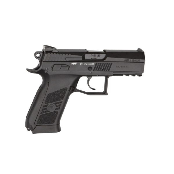 Pištoľ CO2 ASG CZ P-07 Duty, kal. 4,5mm BB BlowBack - čierna