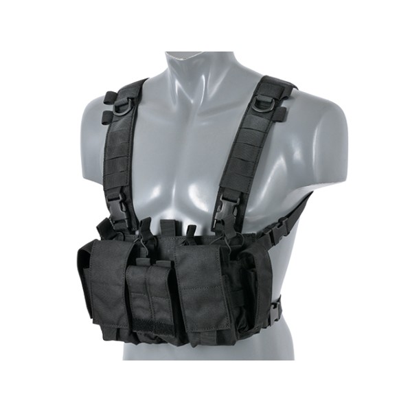 Nosič taktický hrudný 8FIELDS Patrol Chest Rig - čierny