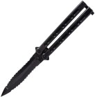 Nôž zatvárací motýlik plastový COLD STEEL FGX Balisong - čierny