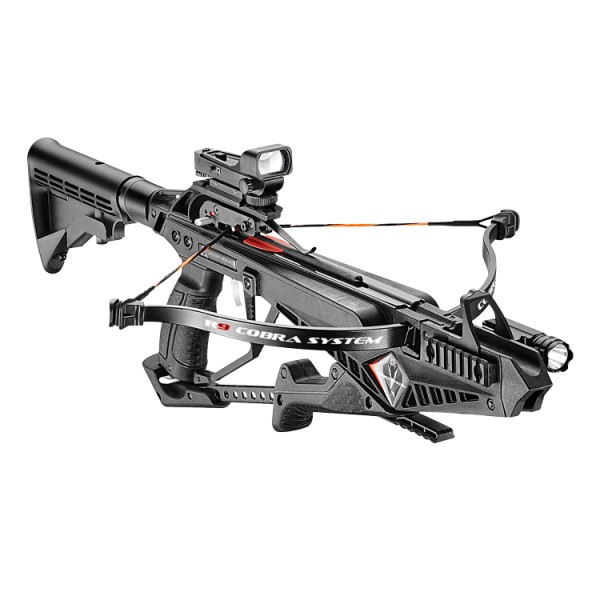 Kuša reflexná Ek-Archery COBRA R9 De Luxe 90lb - čierna