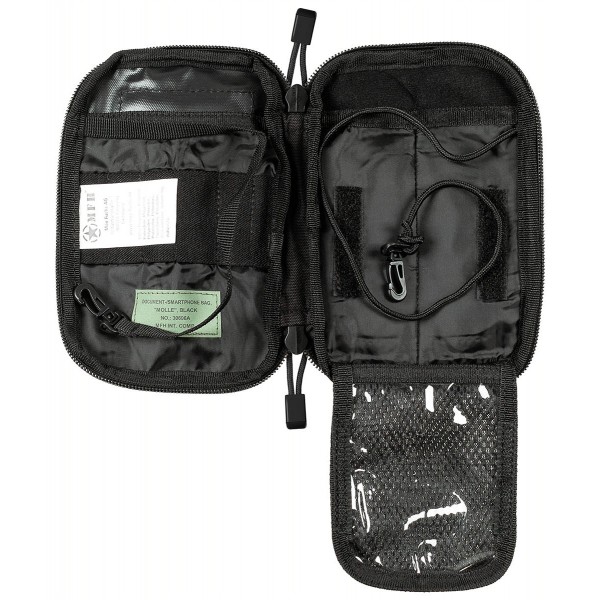 Puzdro na doklady MOLLE MFH 30606A - čierna