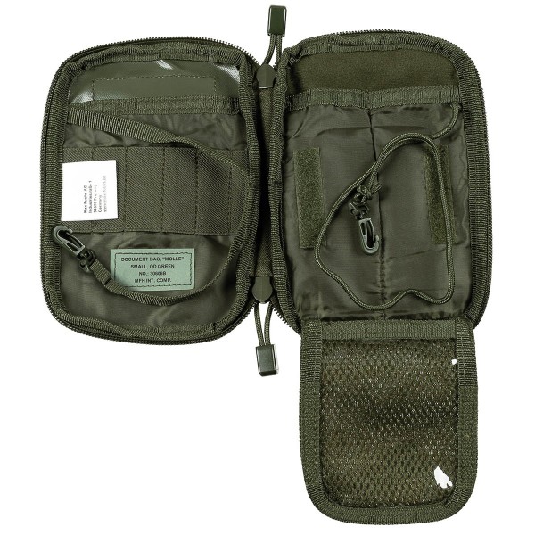 Puzdro na doklady MOLLE MFH 30606B - olivová