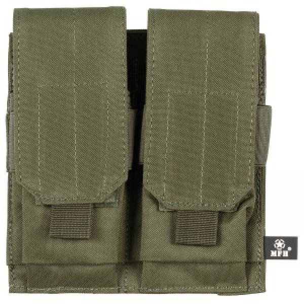 Puzdro na 2 zásobníky MOLLE MFH 30615B - olivové