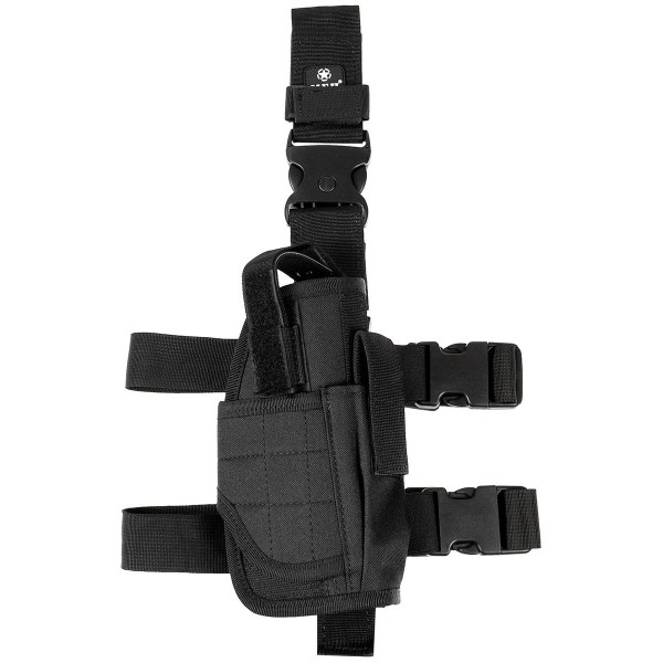 Puzdro taktické stehenné variabilné MFH 30710A pravé - čierne