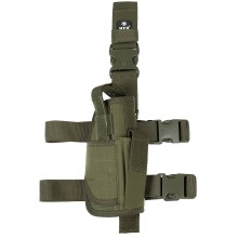 Puzdro taktické stehenné variabilné MFH 30710B pravé - olivové