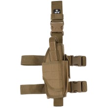 Puzdro taktické stehenné variabilné MFH 30710R pravé - coyote