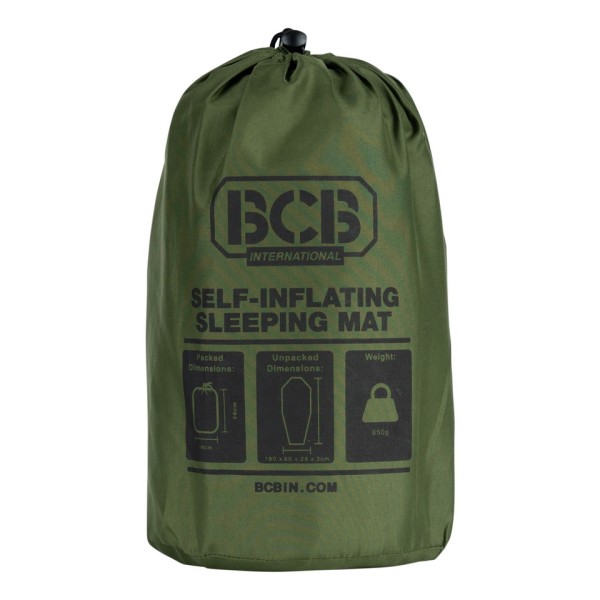 Karimatka samonafukovacia BCB CT649O - olivová