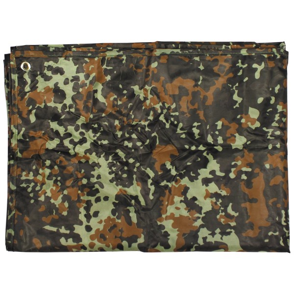 Plachta viacúčelová nepremokavá MFH 32421V 2x3m - BW flecktarn